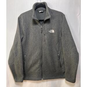The North Face Men’s Gray Full Zip Fleece Jacket Size Small